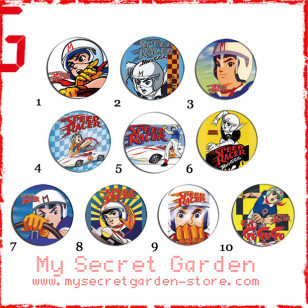 Speed Racer マッハ Mach GoGoGo Anime Pinback Button Badge Set 1a or 1b( or Hair Ties / 4.4 cm Badge / Magnet / Keychain Set )